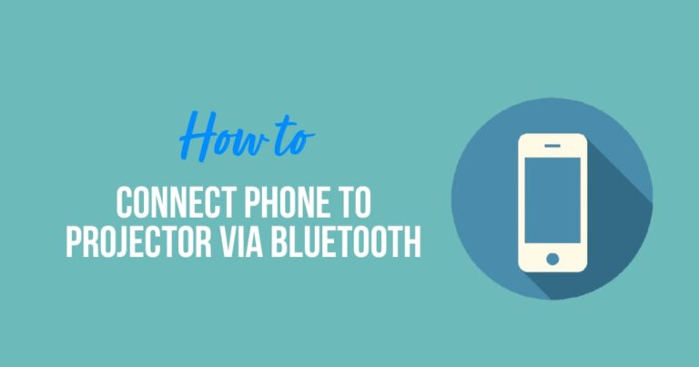 How To Connect Phone To Projector Via Bluetooth